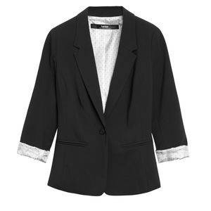 Kensie black blazer, M